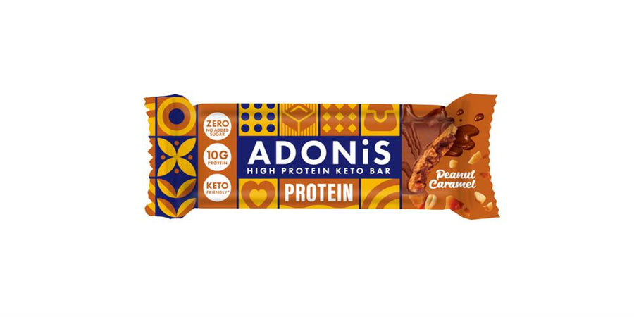 Caramel Peanut Keto High Protein Bar 45g