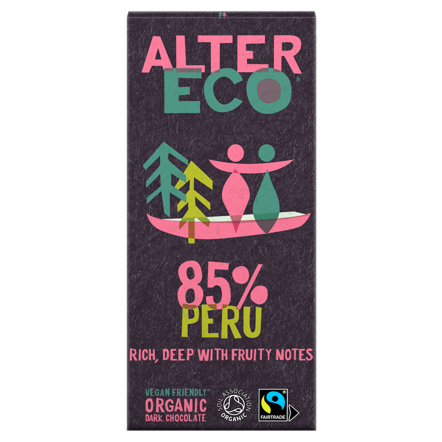 AlterEco Dark Chocolate 85% Peru 100g
