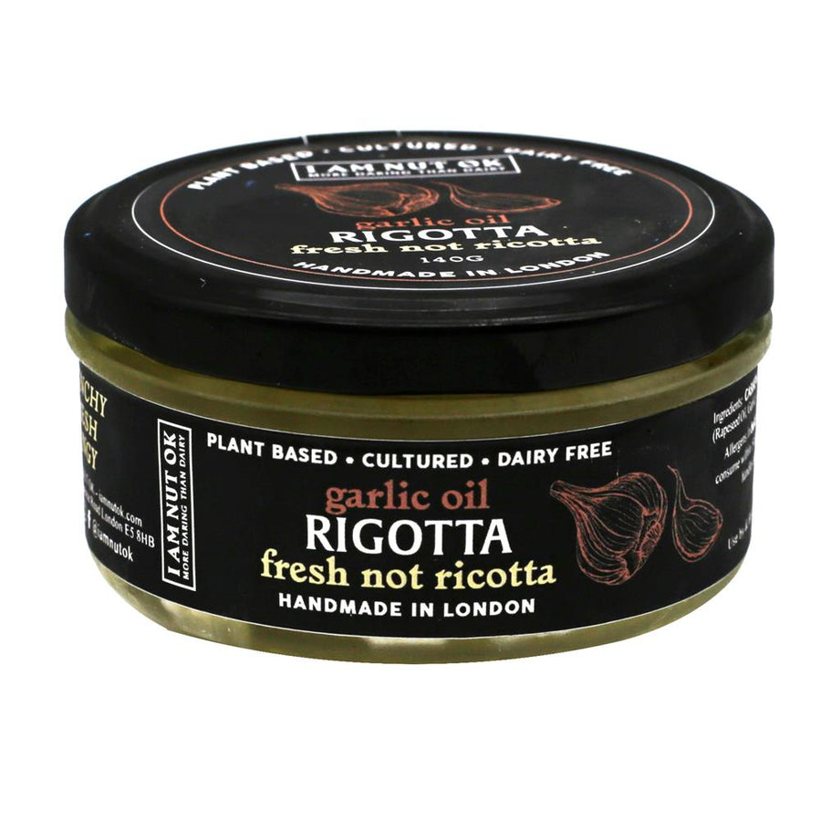 Garlic Rigotta Vegan Fermented Cashew Cheese 120g