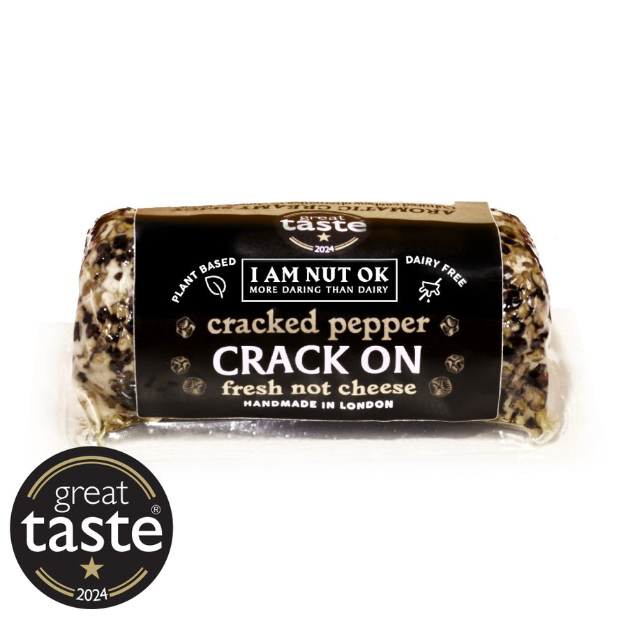 Crack On - Black Pepper Vegan Cheese Log 120g