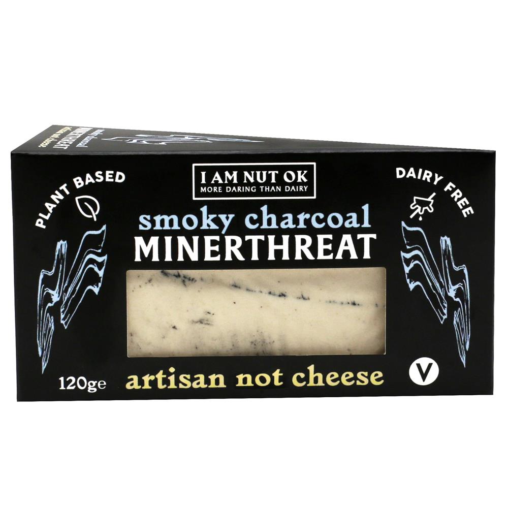 Minerthreat - Smoky Charcoal Vegan Fermented Cashew Cheese 120g