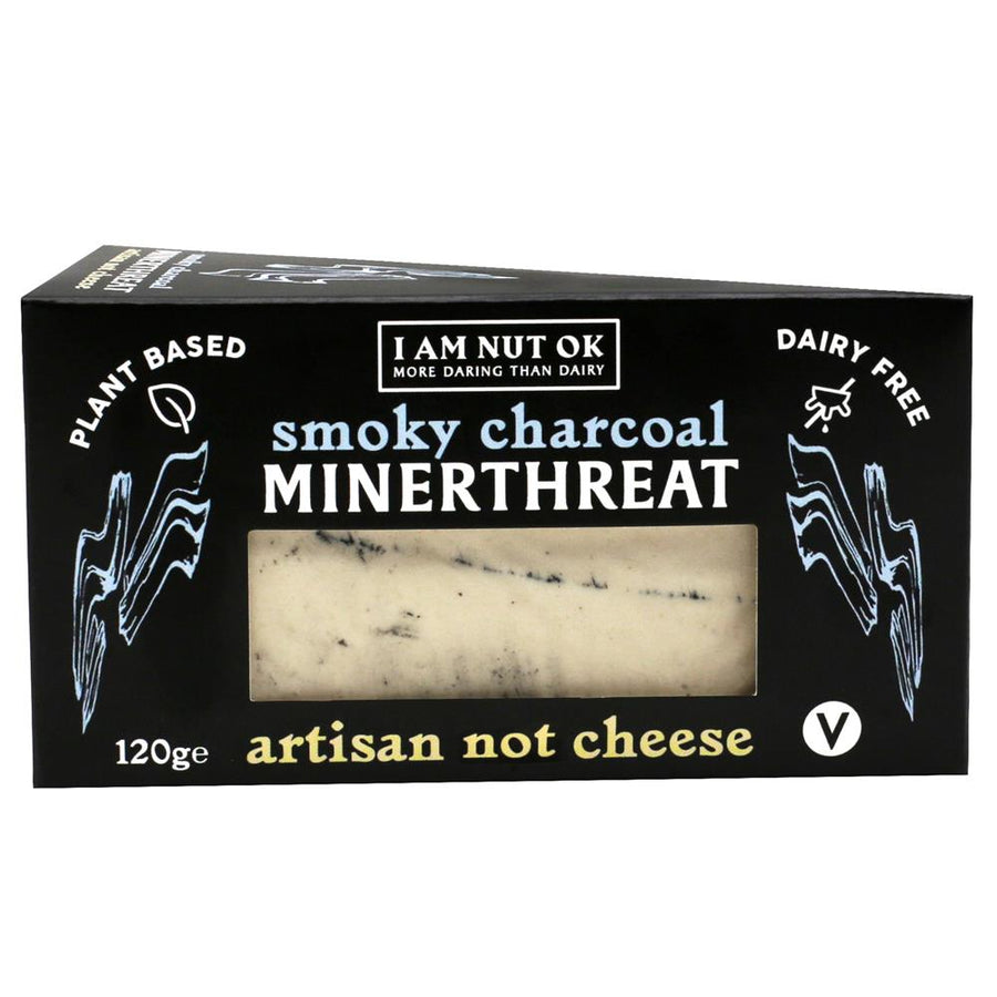 Minerthreat - Smoky Charcoal Vegan Fermented Cashew Cheese 120g