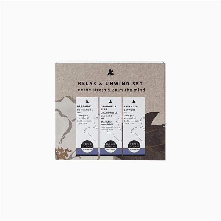 Relax & Unwind Trio Essential Oil Set 3x10ml