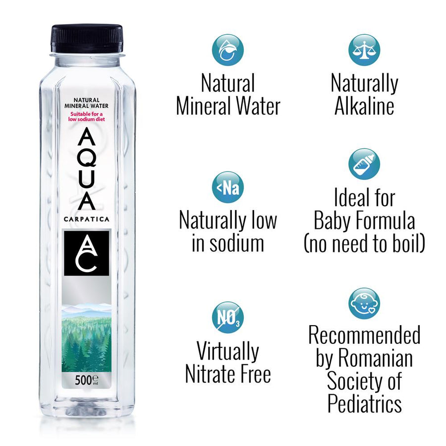 Still Natural Mineral Water 500 ml PET Low in Sodium 500ml