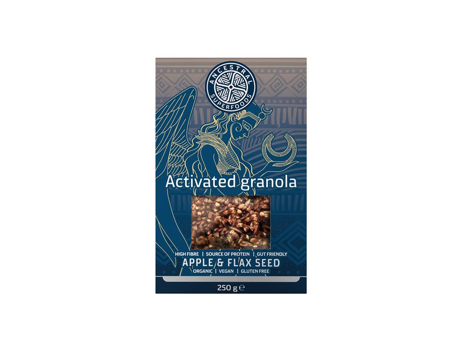 Ancestral Superfoods Activated Granola Apple & Flax Seed 250g