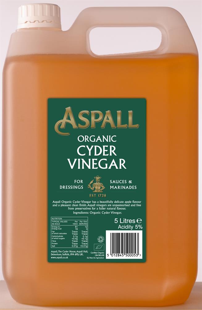 Aspall Organic Cyder Vinegar 5 Litre