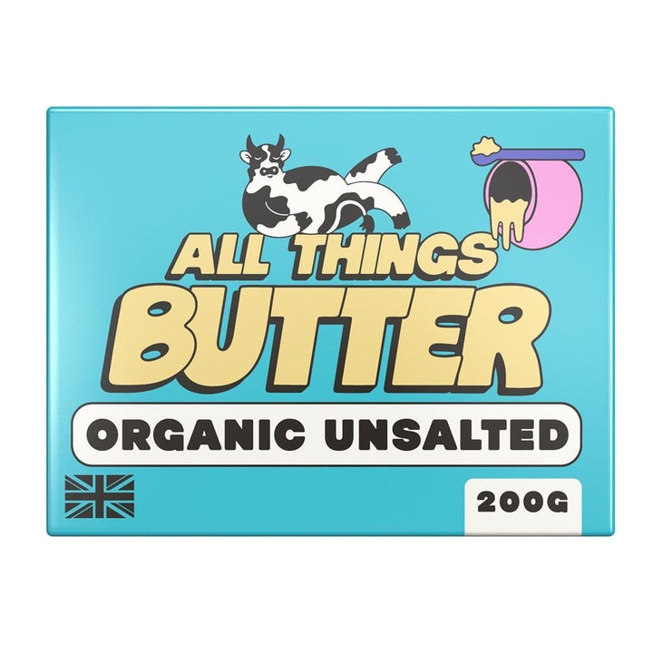 All Things Butter British Organic Unsalted Butter 200g