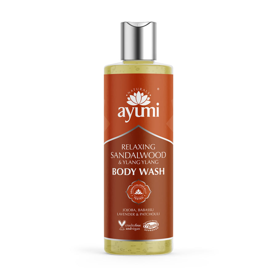Ayumi Calming Sandalwood Body Wash For Dry & Sensitive Skin