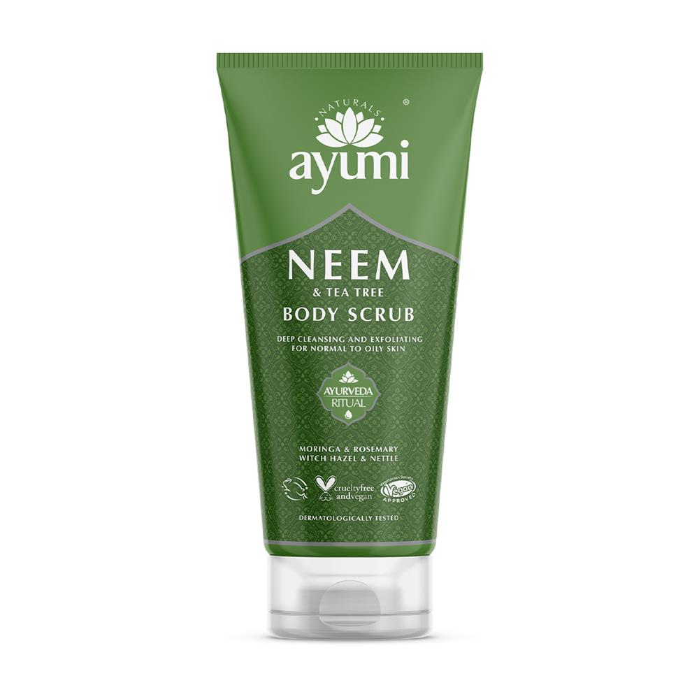 Ayumi Deep Cleanse Exfoliating Body Scrub with Neem & Tea Tree