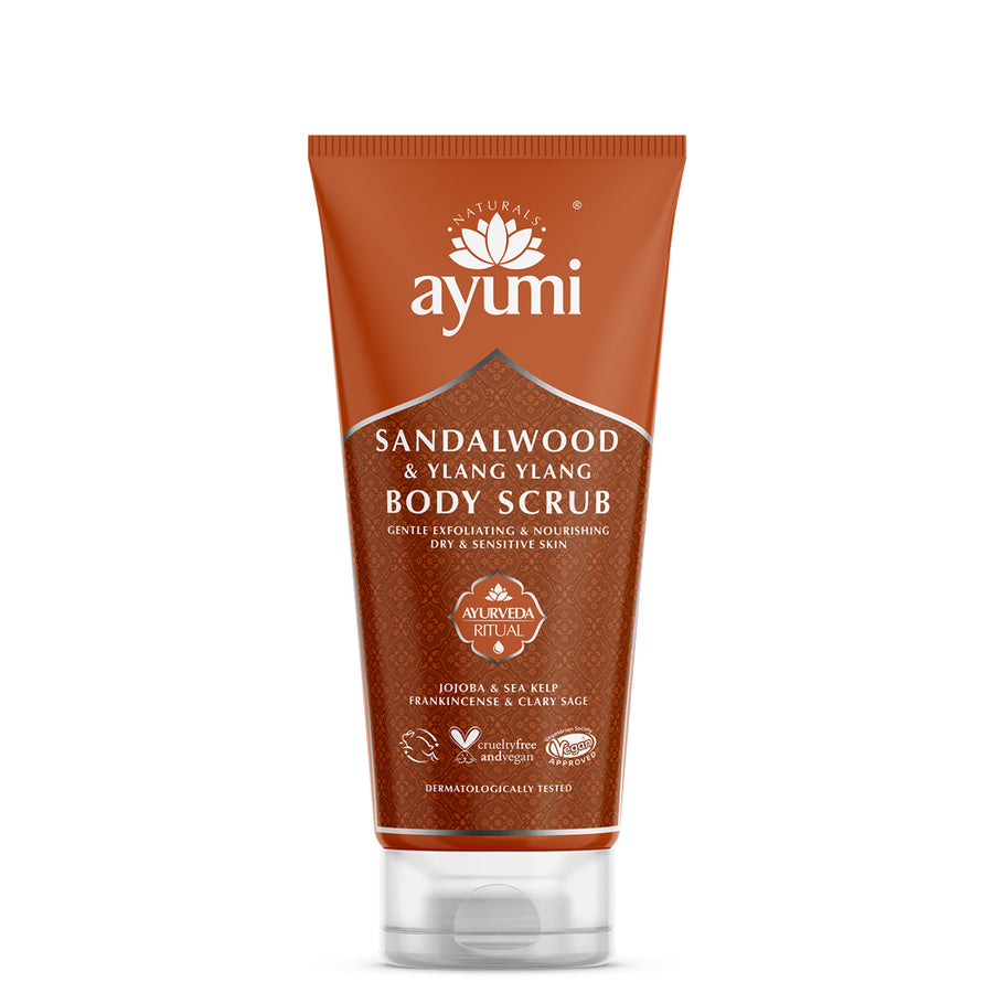 Ayumi Gentle Sandalwood & Jojoba Body Scrub Dry & Sensitive Skin