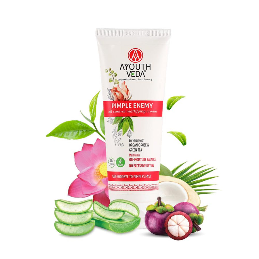 Ayouthveda Pimple Enemy Oil Control Mattifying Cream 60G