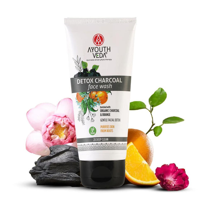 Ayouthveda Detox Charcoal Face Wash 150 ml