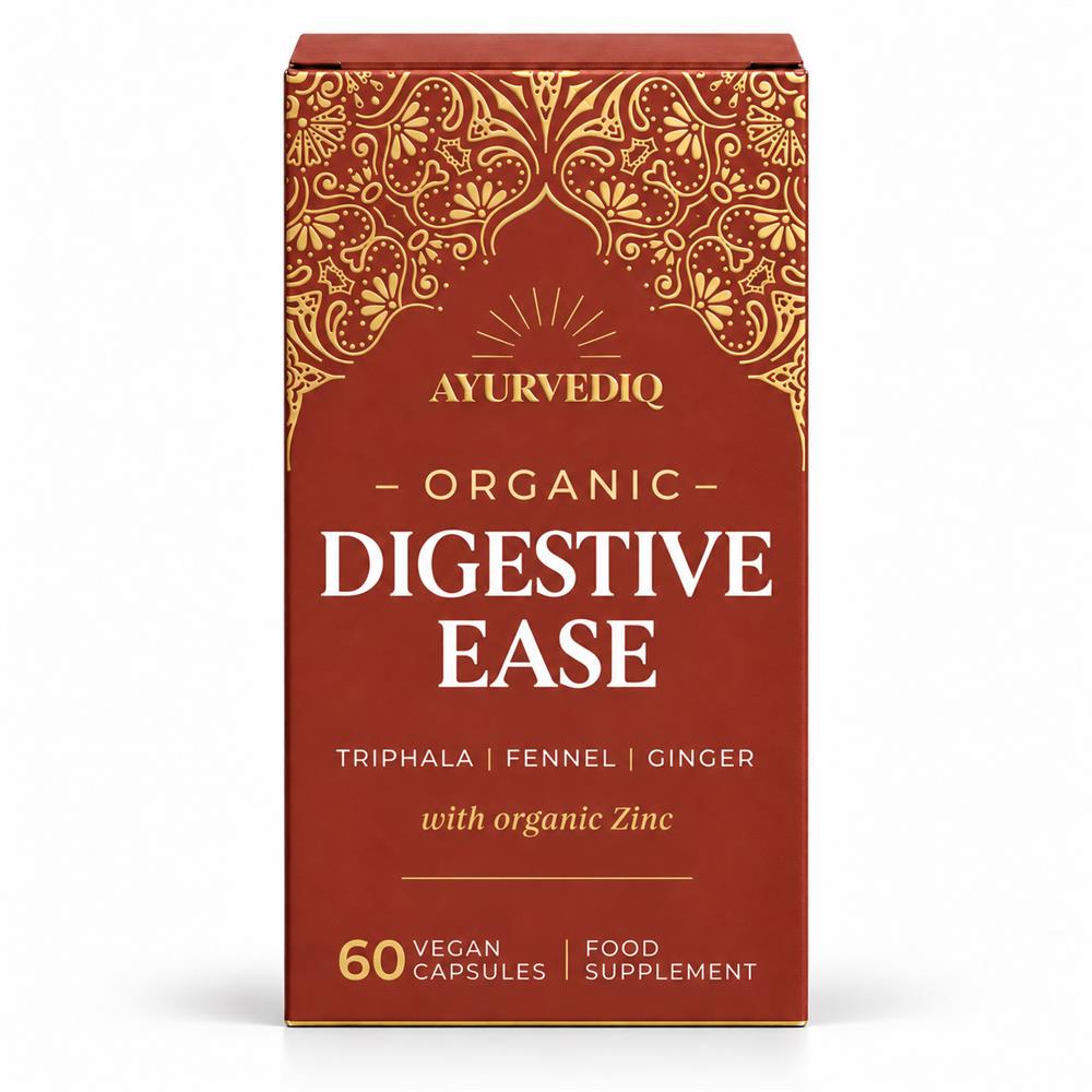 Organic Digestive Ease with Zinc - 60 Vegan Capsules