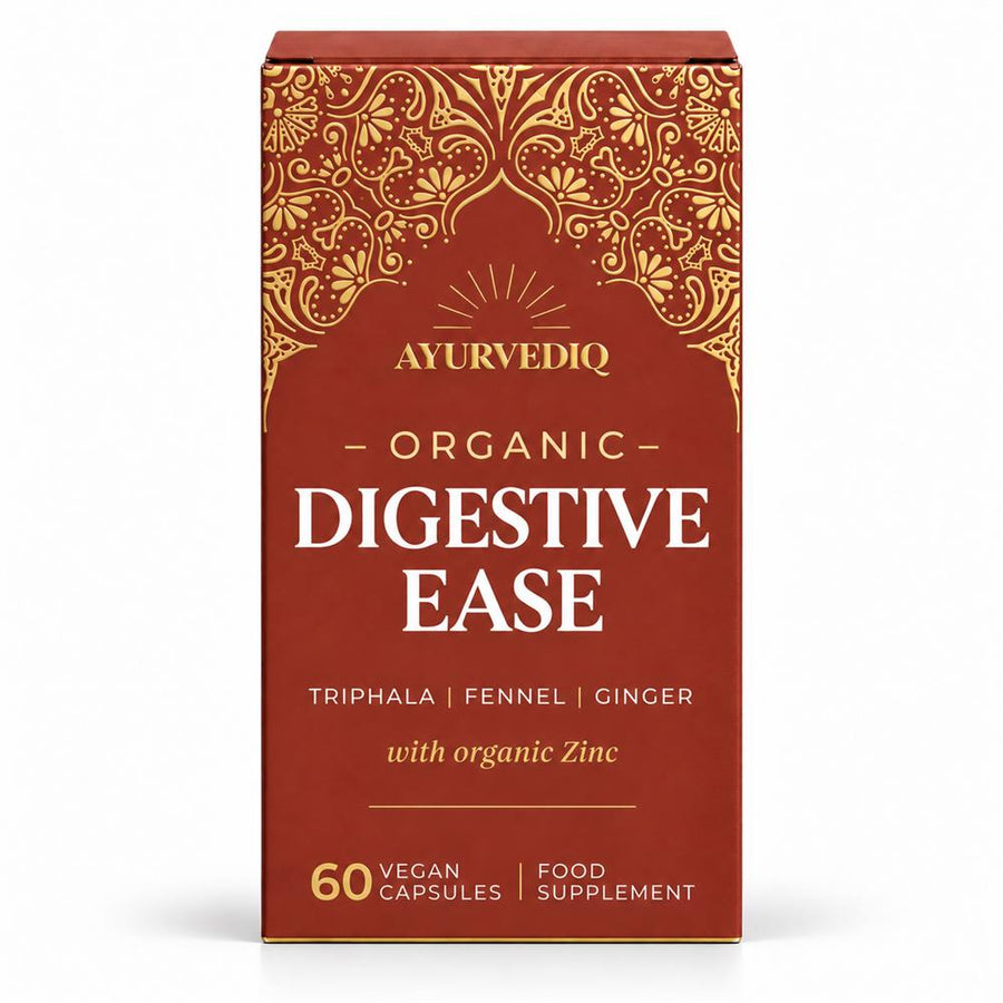 Organic Digestive Ease with Zinc - 60 Vegan Capsules