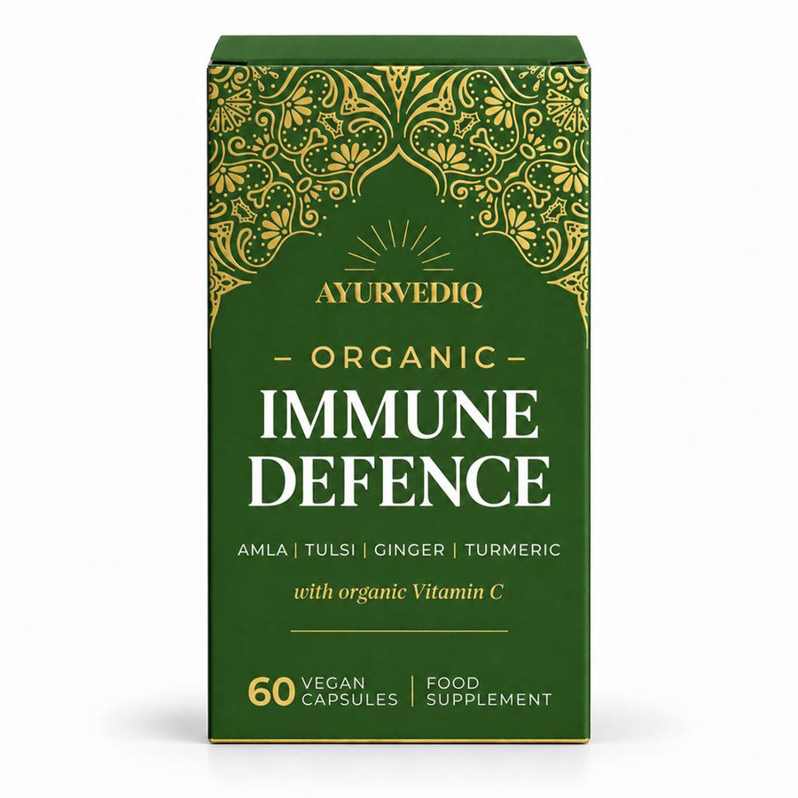 Organic Immune Defence with Vitamin C - 60 Vegan Capsules