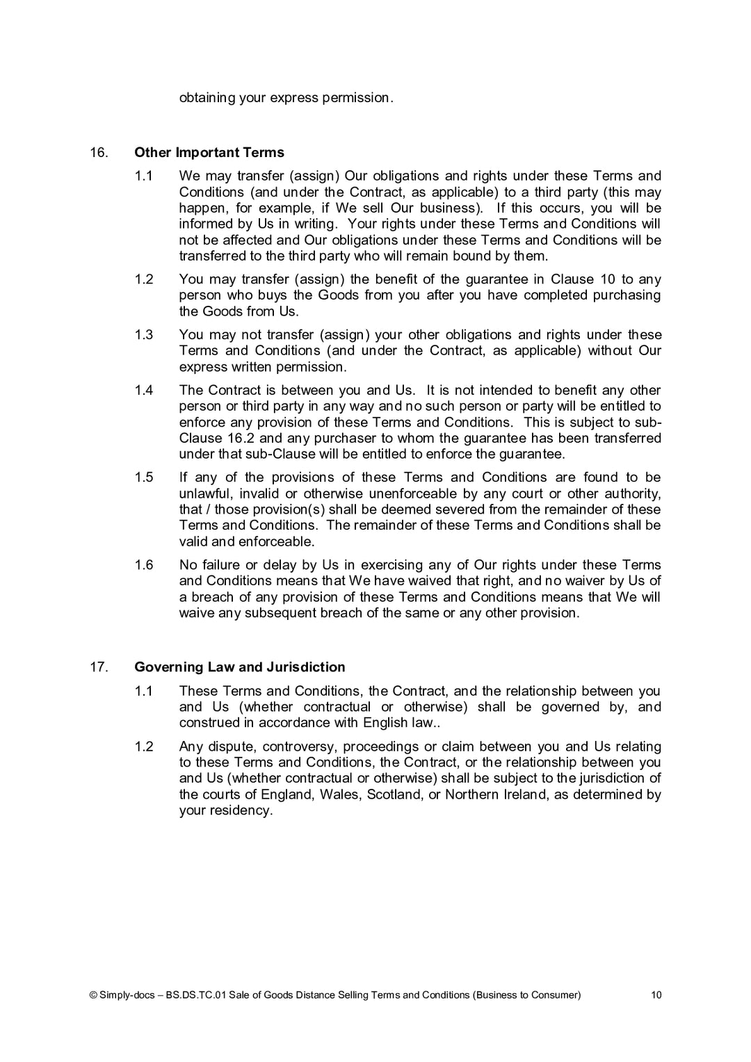 DISTANCE SELLING PDF