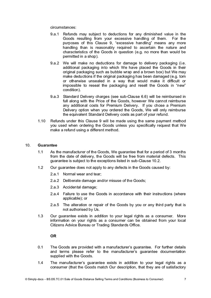 DISTANCE SELLING PDF