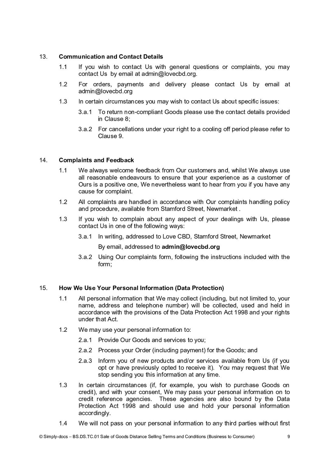 DISTANCE SELLING PDF