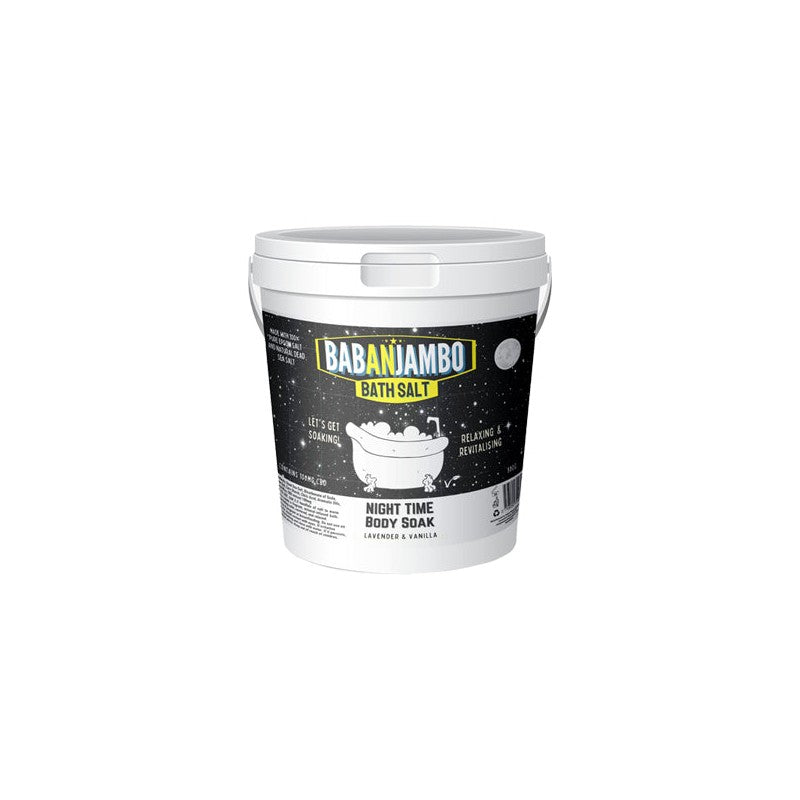 Babanjambo 100mg CBD Lavender & Vanilla Night Time Bath Salt - 900g
