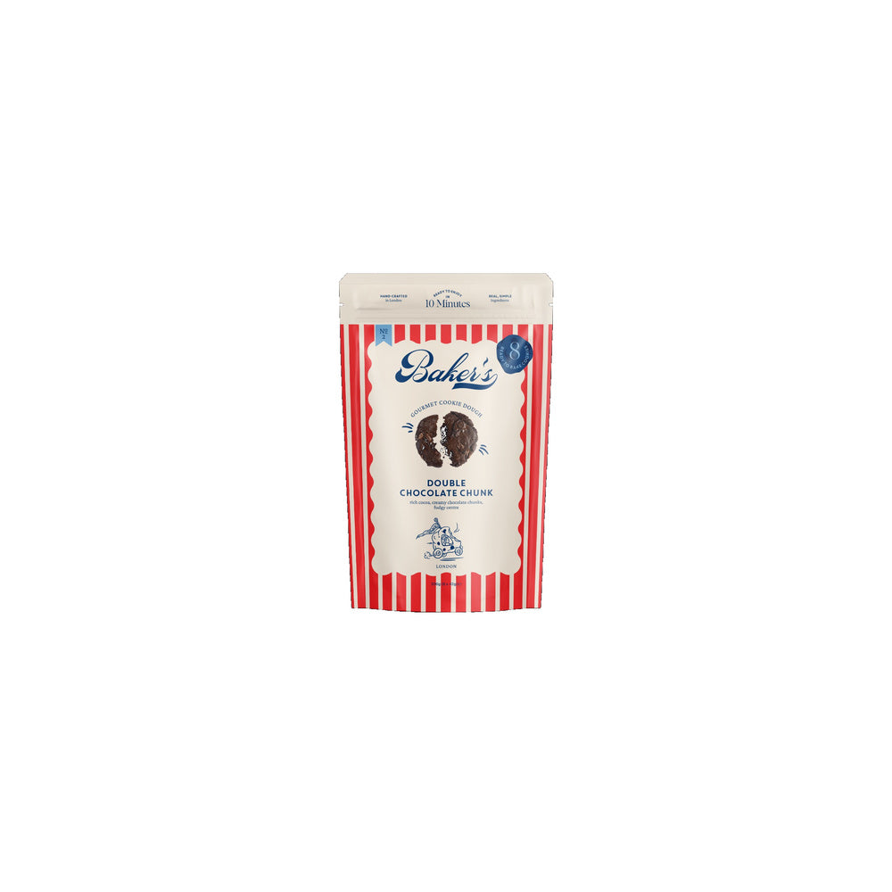 Gourmet Take & Bake Double Chocolate Chunk Cookie Dough 336g
