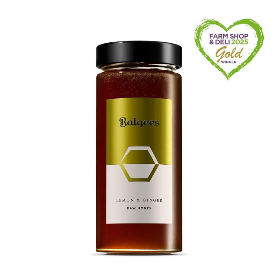Balqees Raw Honey Lemon Zest & Ginger 400g