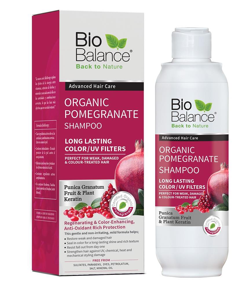 Organic Pomegranate Shampoo 330ml
