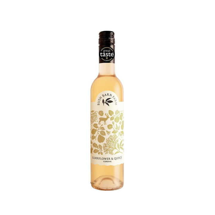 Bush Barn Farm Elderflower and Quince Cordial 500ml
