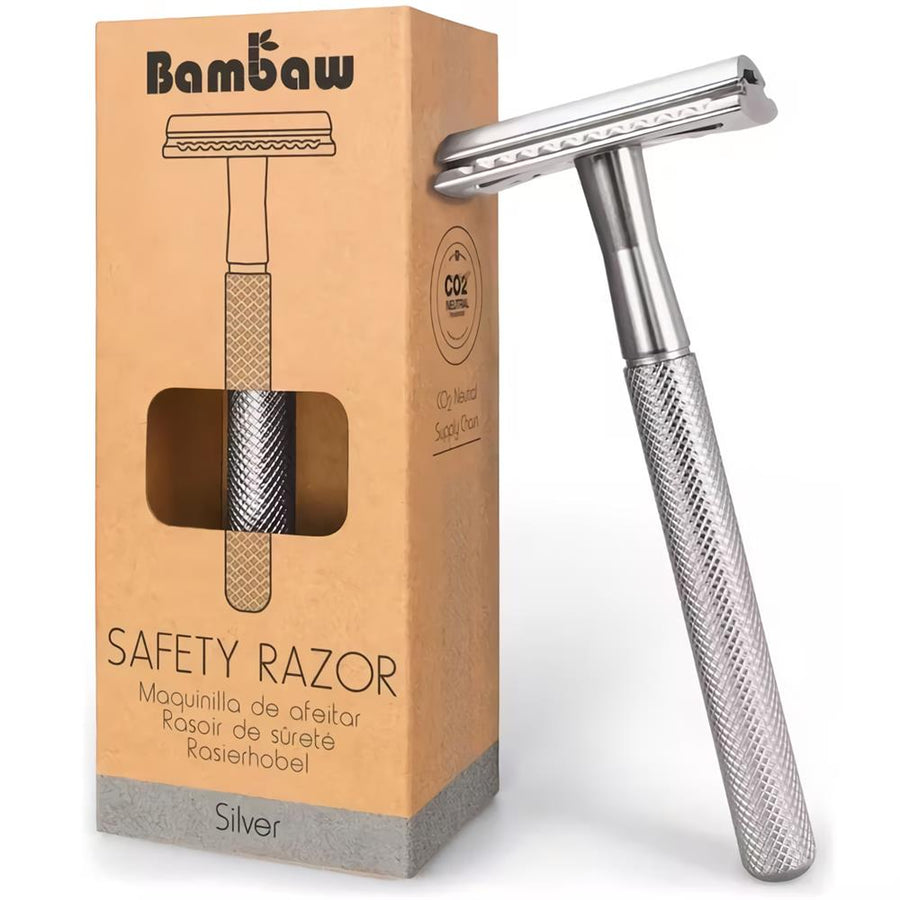 Bambaw | Metal safety razor | Silver