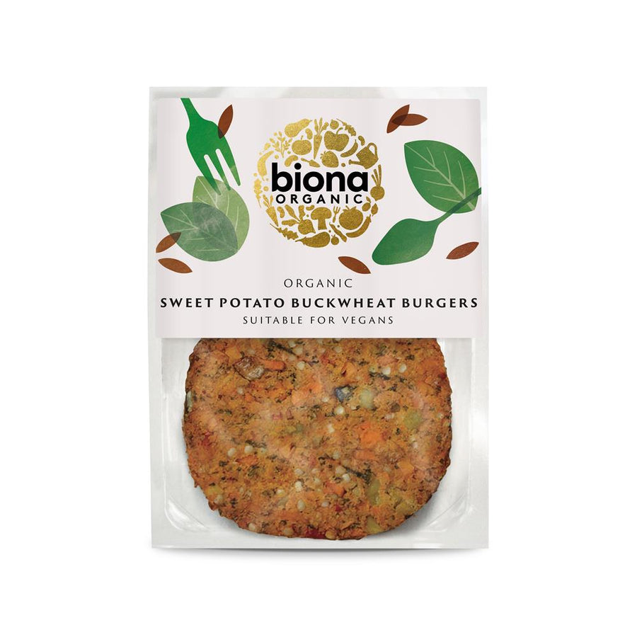 Organic Sweet Potato and Buckwheat Burgers 160g