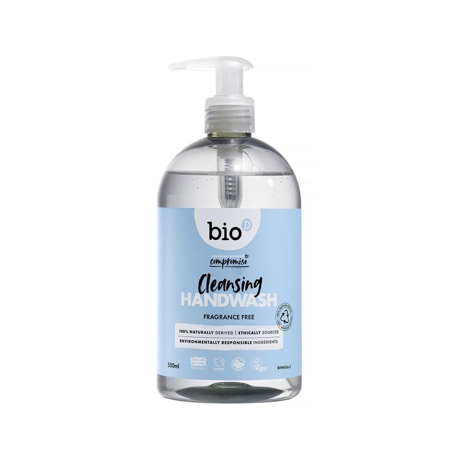 Bio-D Fragrance Free Hand Wash 500ml