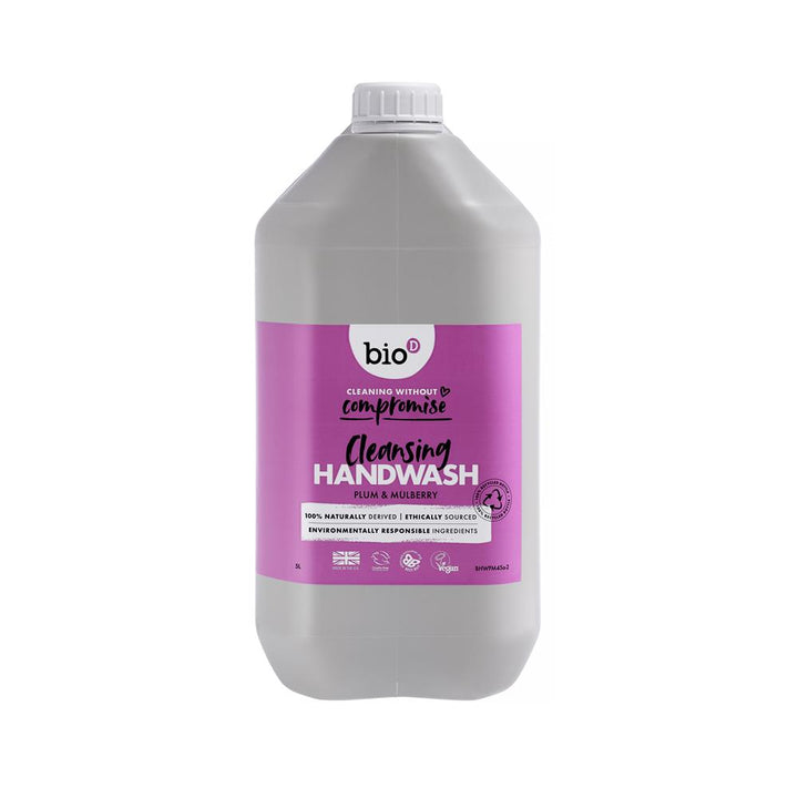 Bio-D Plum and Mulberry Cleansing Hand Wash 5L
