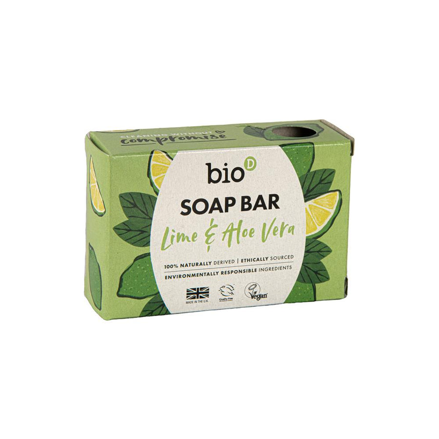 Bio-D Lime and Aloe Boxed Soap Bar 90g