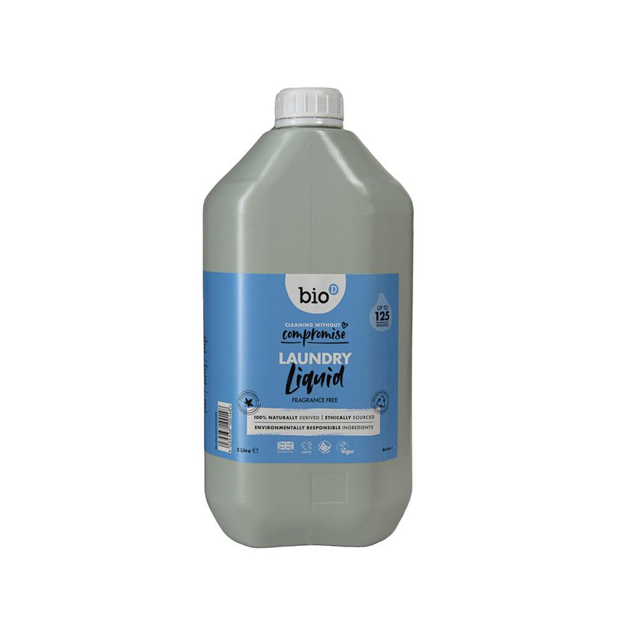 Bio-D Fragrance Free Laundry Liquid  - 5 litre