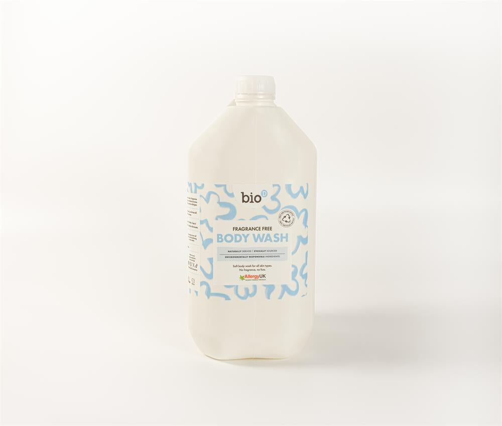 Bio-D Fragrance Free Body Wash 5L