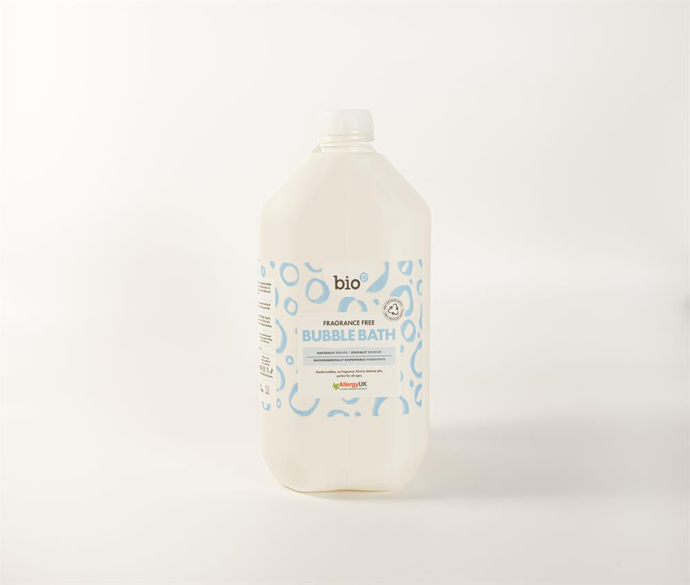 Bio-D Fragrance Free Bubble Bath 5L