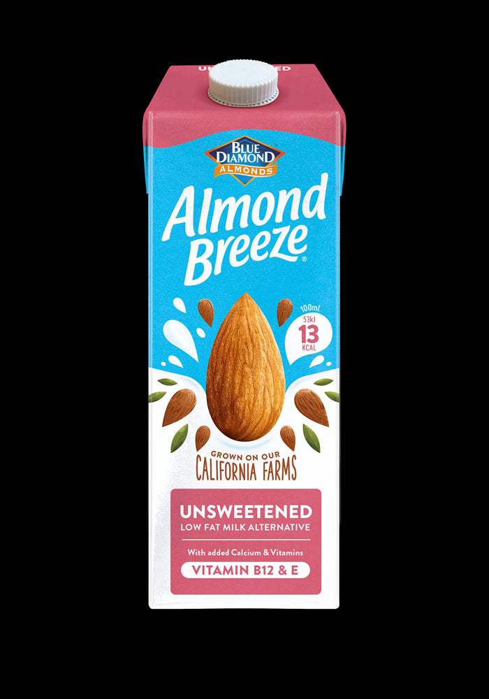 Almond Breeze Almond Milk Unsweetened 1ltr