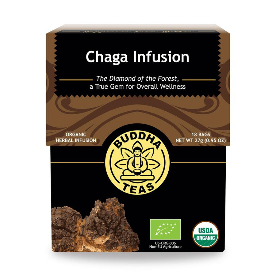 Organic Chaga Mushroom Tea Infusion 18 tea bags