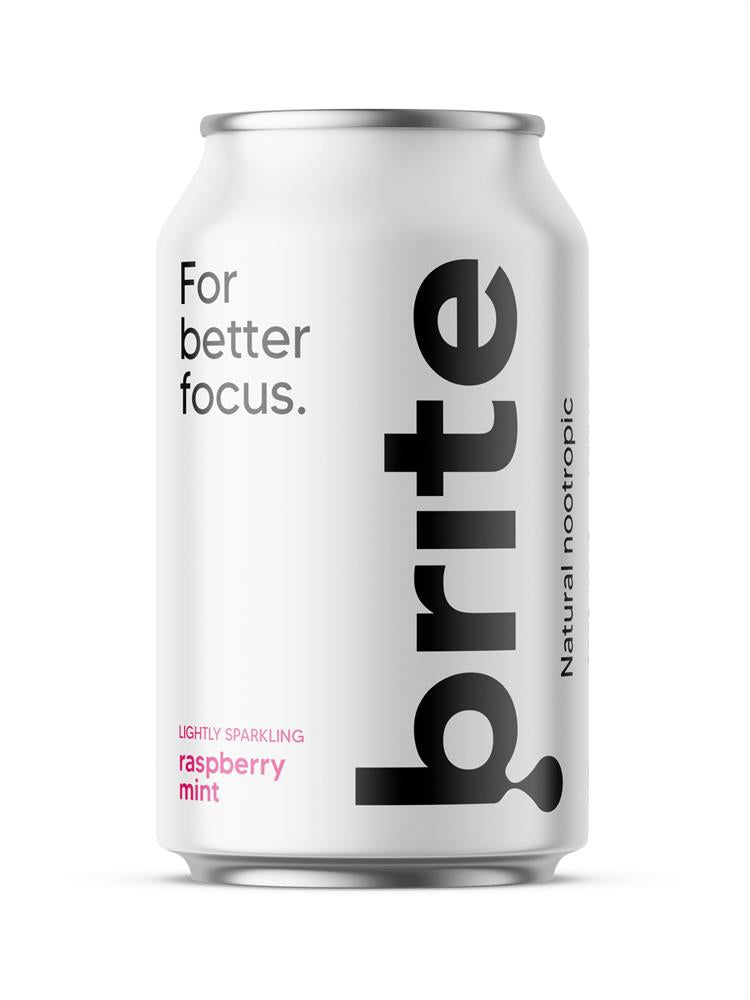 Brite Natural FOCUS ENERGY Raspberry Mint 330ml