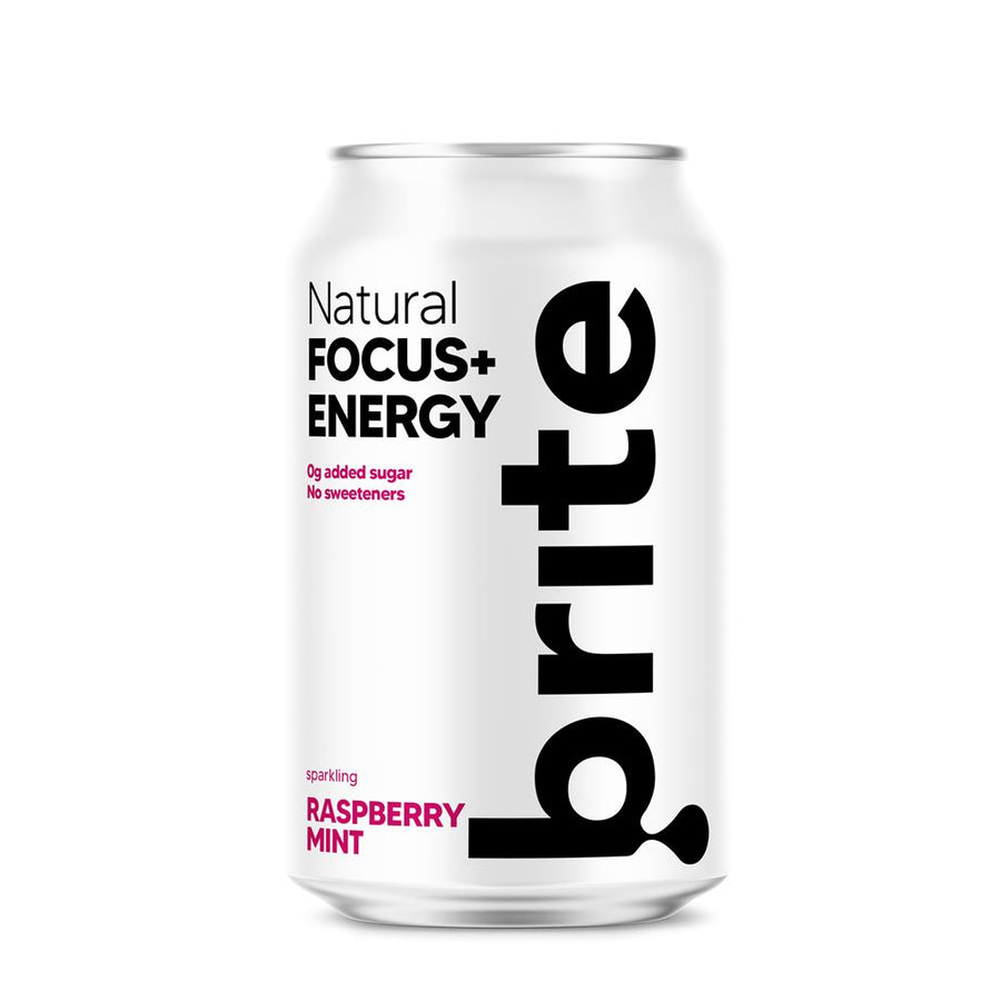 Brite Natural FOCUS + ENERGY Raspberry Mint Drink 330ml