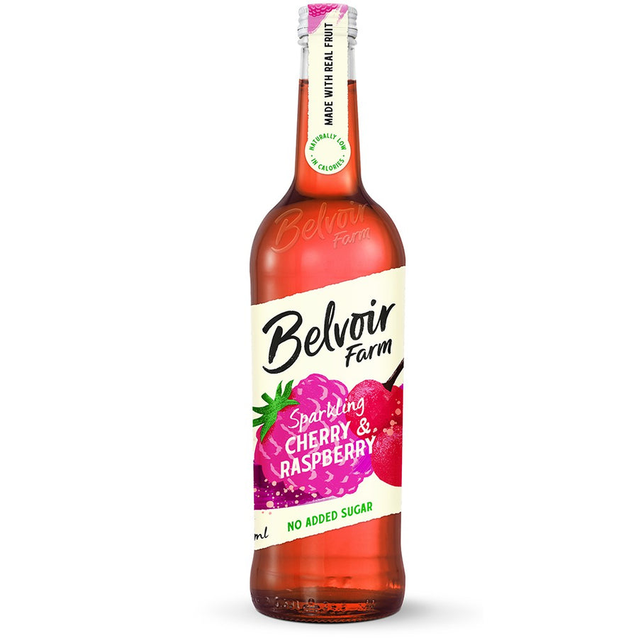 Belvoir Farm Sparkling No Added Sugar Cherry & Raspberry 750ml