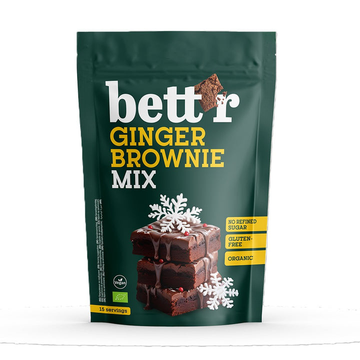 Bett'r Gingerbread Brownie Christmas Ready Mix 400g
