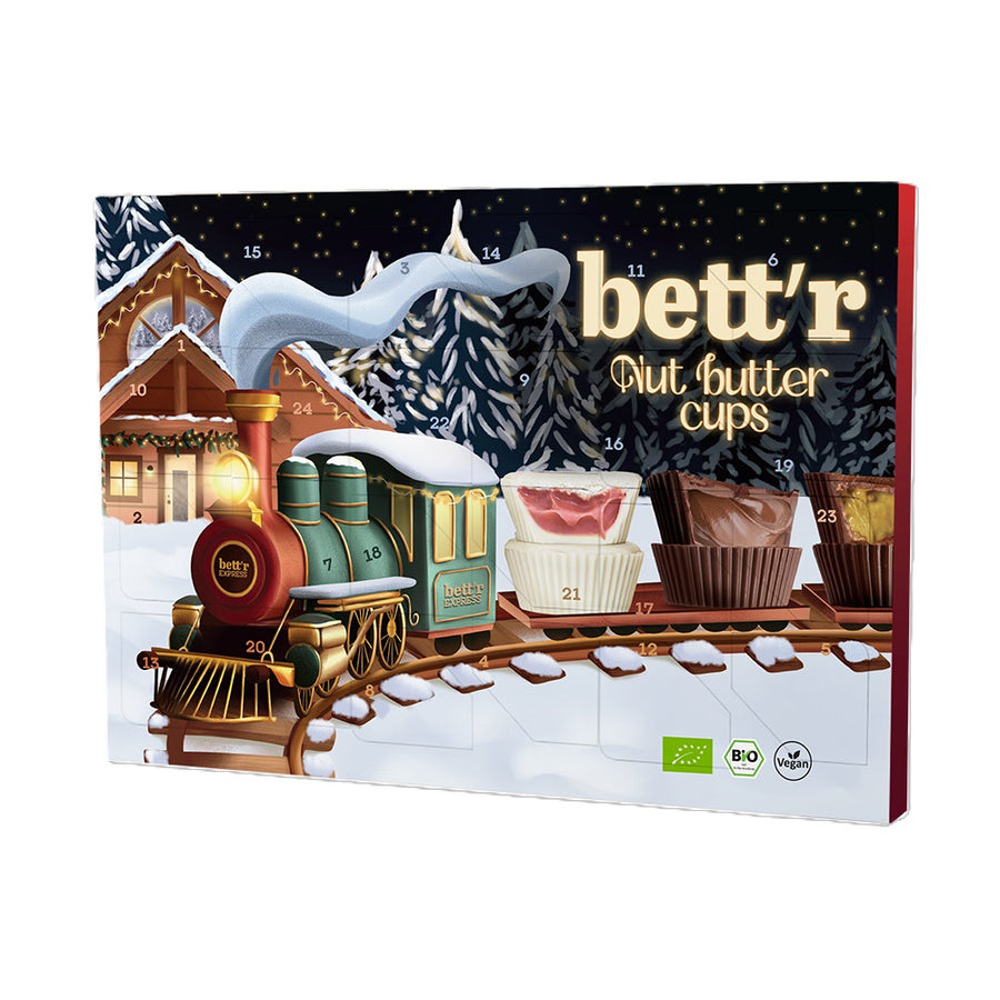 Christmas Advent Calendar with Nut Butter Cups 312g