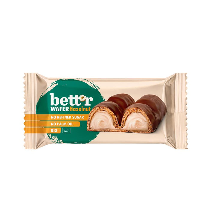 Bettr Wafer Bar with Hazelnut Cream Filling 33g