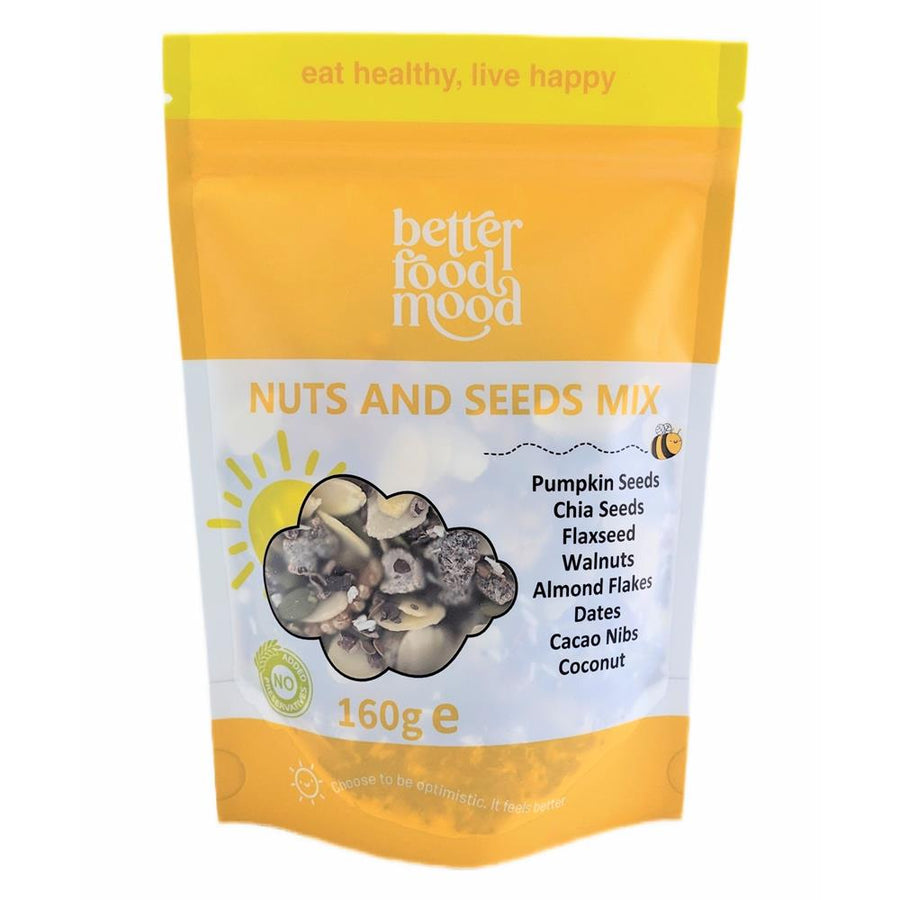 Better Food Mood Mixed Seeds Nuts Pumpkin Chia Mix 160g