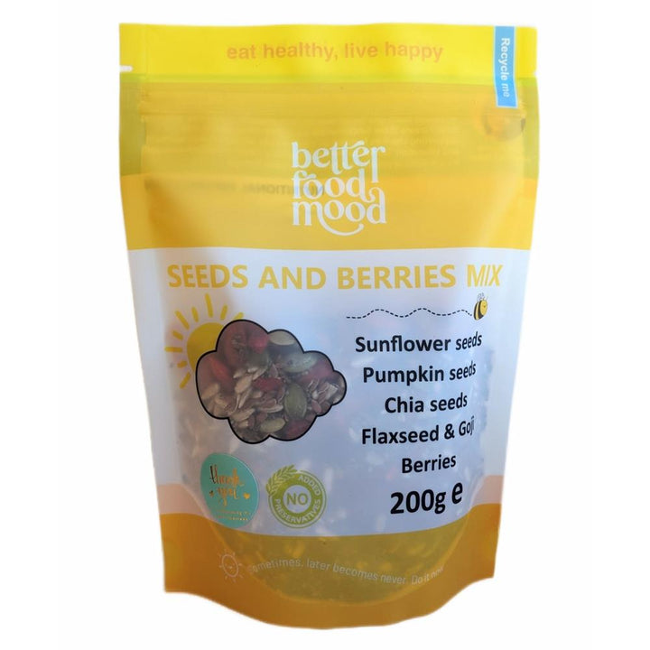 Goji Berries Mixed Seeds Breakfast Pumpkin Sunflower Chia Linseed