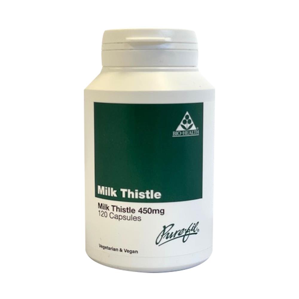 Powdered Milk Thistle fruits containing silymarin