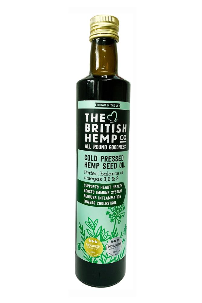 Hemp seed oil 500ml (Order in singles or 6 for trade outer)