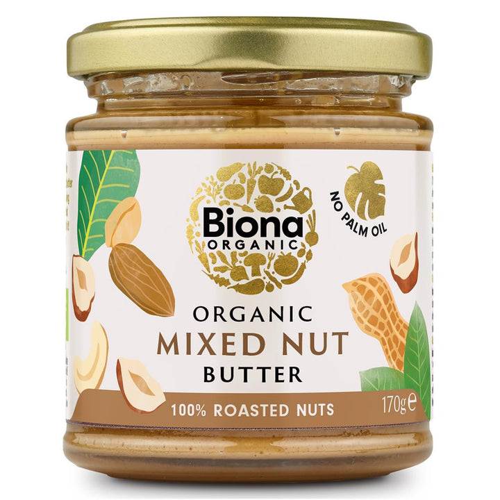 Organic Mixed Nut Butter 170g