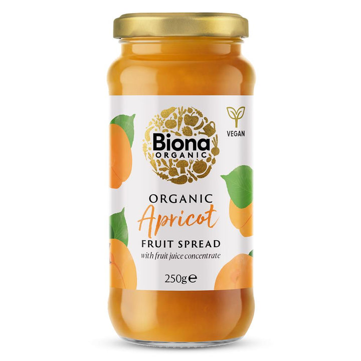 Organic Apricot Spread (sweetened with Fruit Juice) 250g