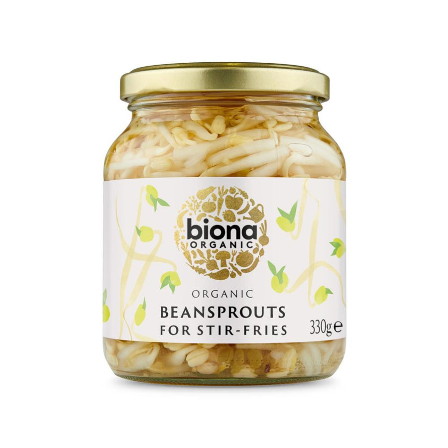 Biona Organic Bean Sprouts - in Glass Jar 330g